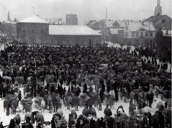 Memel Marketplace, 1920