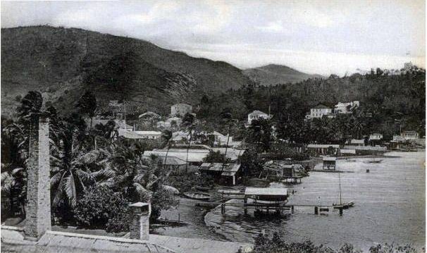 Charlotte Amalie Waterfront, St Thomas, Danish West Indies