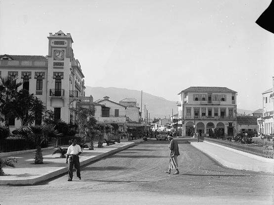 Main boulevard in Alexandretta (late 1930's)