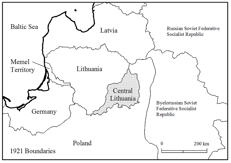 BAL - Central Lithuania Map