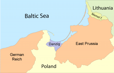 BAL - Memel, French Admin Map