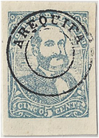 SAM -Arequipa, Chilean Occupation Stamp