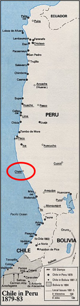 SAM - Chala, Chilean Occupation Map