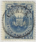 SAM -Chala, Chilean Occupation Stamp