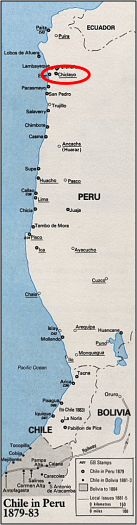 SAM - Chiclayo, Chilean Occupation Map