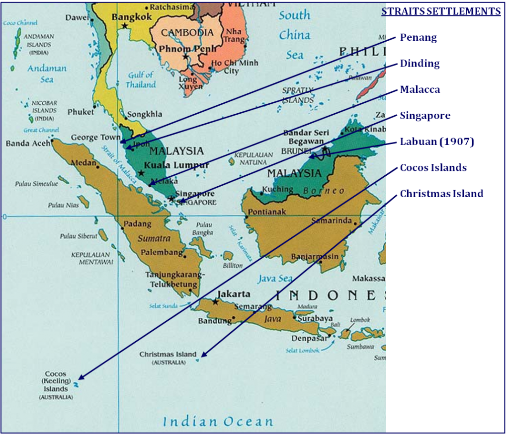 FE - Straits Settlements Map