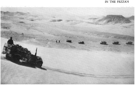 Jeeps in the Fezzan Desert