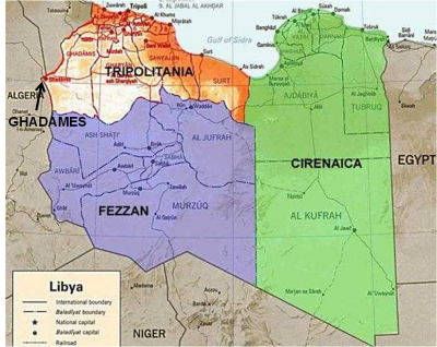 NAF - Fezzan-Ghadames map