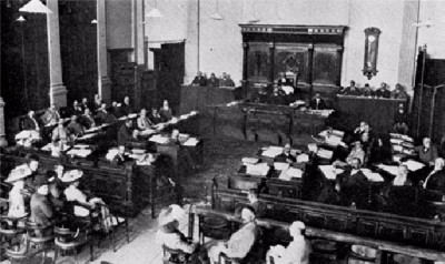 Final sitting of the Orange River Colony parliament before Union - 1909