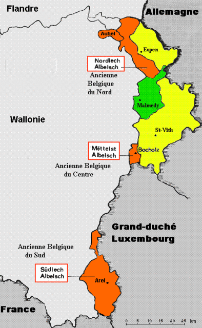 WEU - Eupen & Malmedy Map small