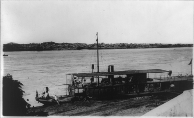 Portuguese Government Gunboat on the Zambesi River, Used to Preserve Order Among the Natives, Tete, Mozambique, Africa