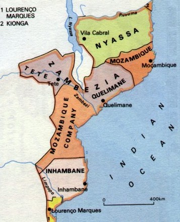 SAF - Mozambique Company Map