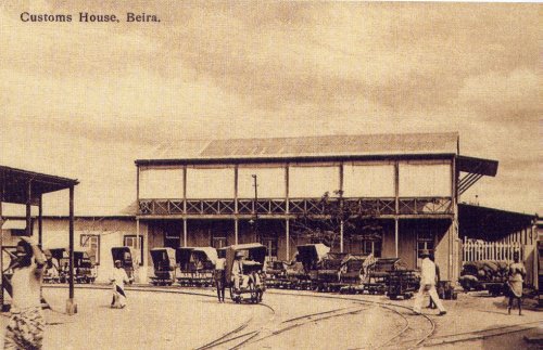 Customs House in Beira, 1910