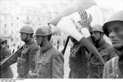 Italian Social Republic soldiers at Nettuno, Italy, Mar 1944 - from the German Federal Archive