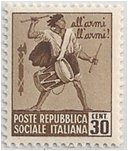 ITA - Italian Social Republic Stamp