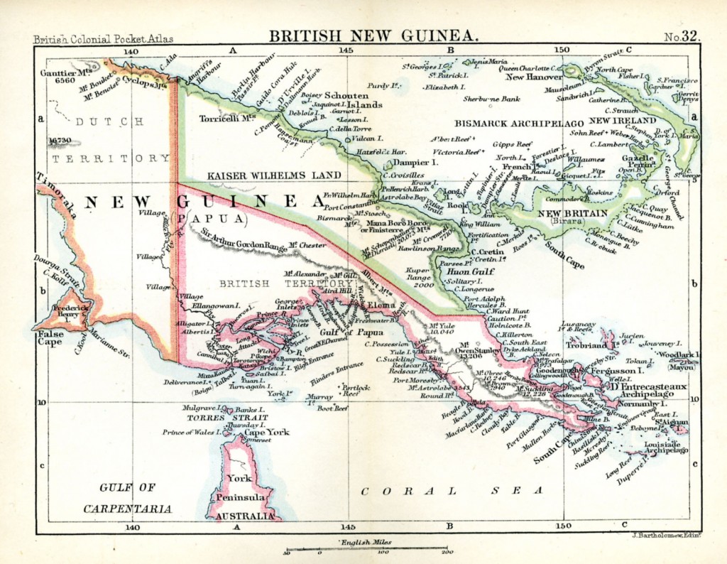 PAC - British New Guinea Map