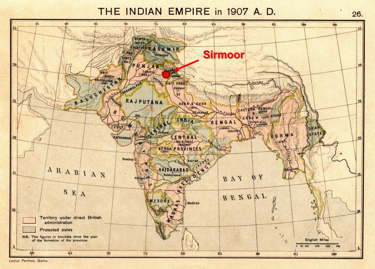 IND - Sirmoor Map