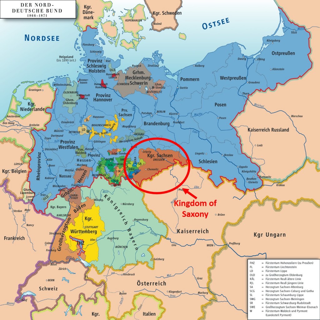 GER - Saxony Map