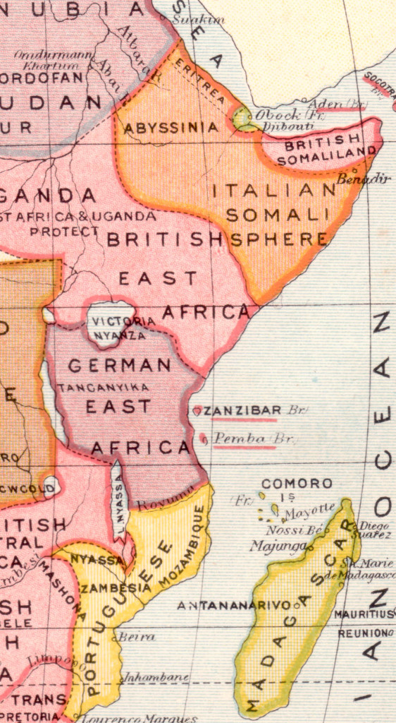 EAF - German East Africa Map