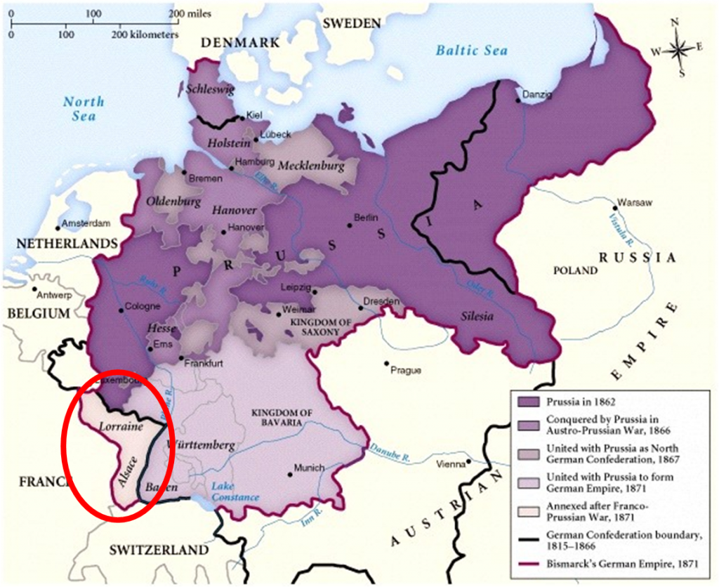Franco Prussian War Map